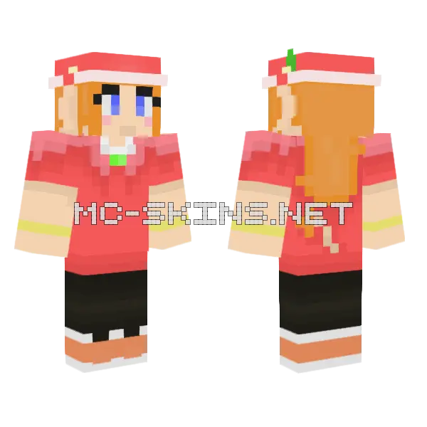 Lolo Klonoa Minecraft skin, front and back