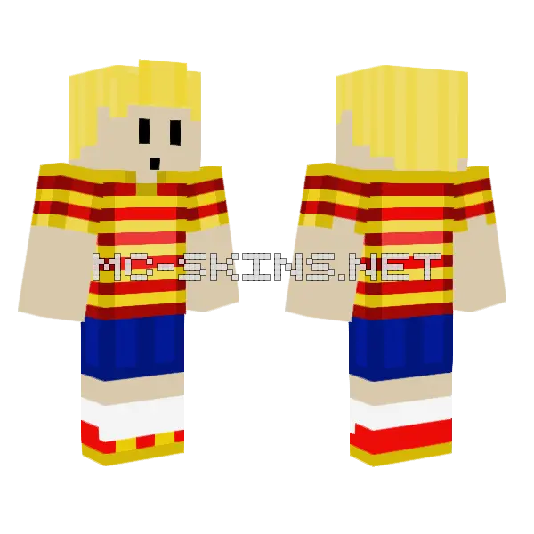 Loocas Or Lucas Minecraft skin, front and back
