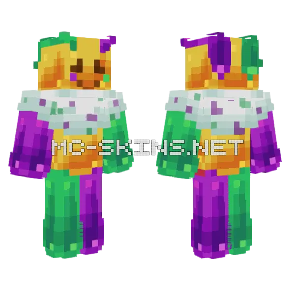 Looey Dandys World Minecraft skin, front and back