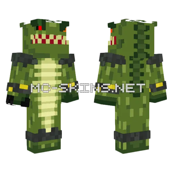Lord Evil 5 Minecraft skin, front and back