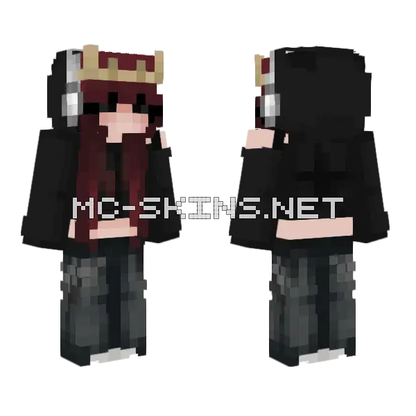 Lord Ginny Upgrade Minecraft skin, front and back