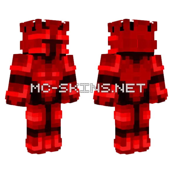 Lord Of Emethysts With Cape Minecraft skin, front and back