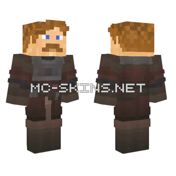 Lord Of House Tully Minecraft skin, front and back