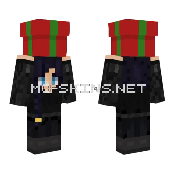Lorelei Christmas Skin Minecraft skin, front and back