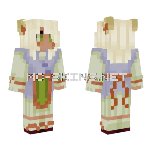 Loremaster Of Ouroboros Minecraft skin, front and back
