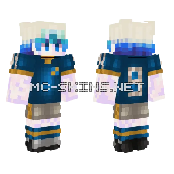 Lorenz Konig Transferta Minecraft skin, front and back