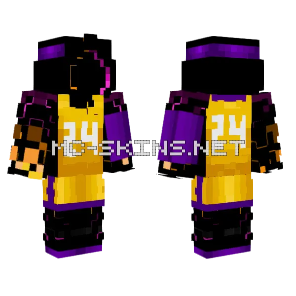 Los Lakers NBA Jersey, front and back
