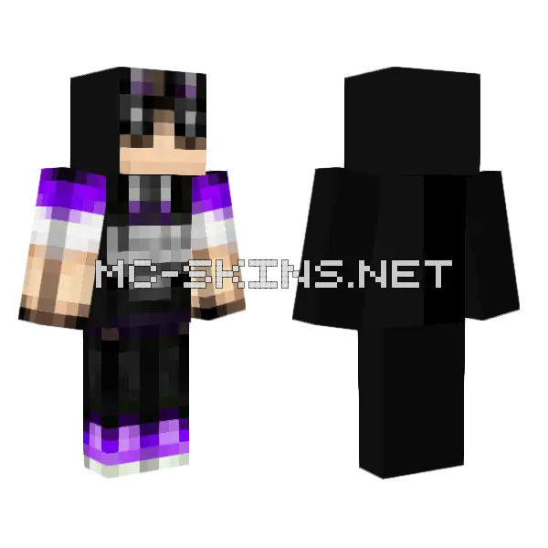 Loss Mine Minecraft skin, front and back