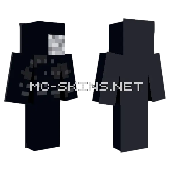 Lost At A Sleepover Minecraft skin, front and back