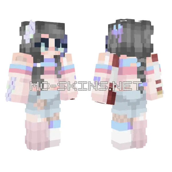 Lost In Japan Reshade Minecraft skin, front and back