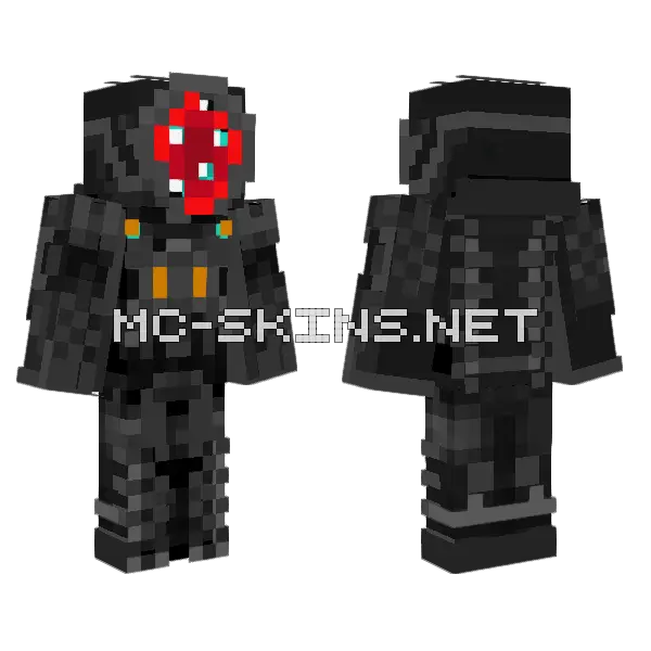 Lost in Space Robot Minecraft skin, front and back