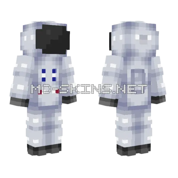 Lost In Space Suit Minecraft skin, front and back