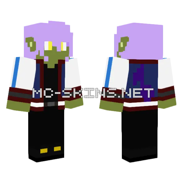 Lotusia Sandstone Minecraft skin, front and back
