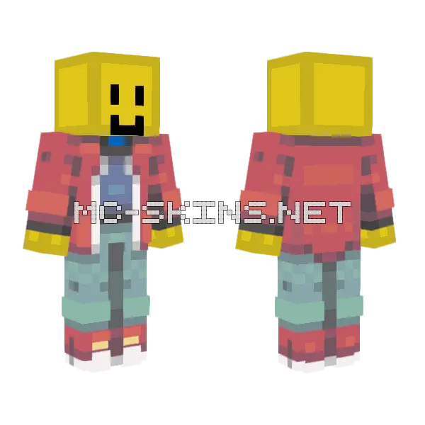 Louis As Lucas Minecraft skin, front and back