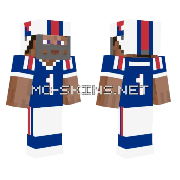 Louisiana Tech Home Minecraft skin, front and back