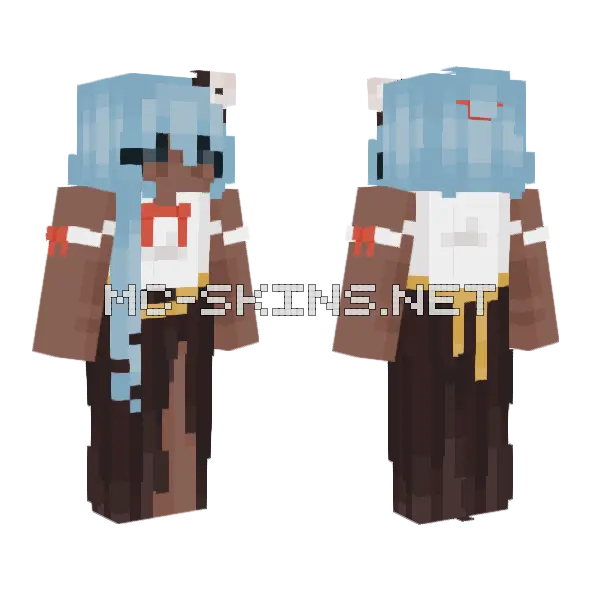 Love Affair RCE Minecraft skin, front and back