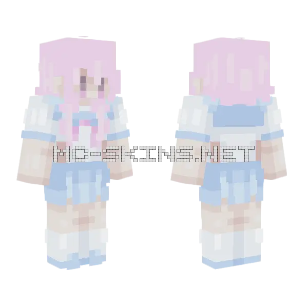 Love Letters Minecraft skin, front and back