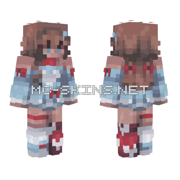 Love Me Like You Do Minecraft skin, front and back