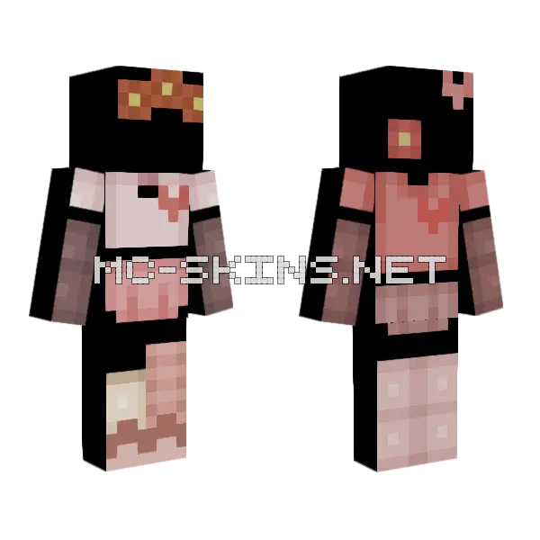 Loved Raffle 3 Minecraft skin, front and back