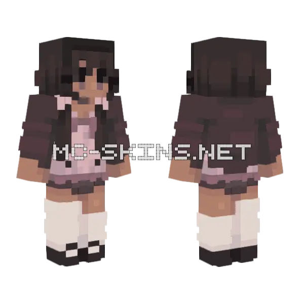 Lovefool Minecraft skin, front and back