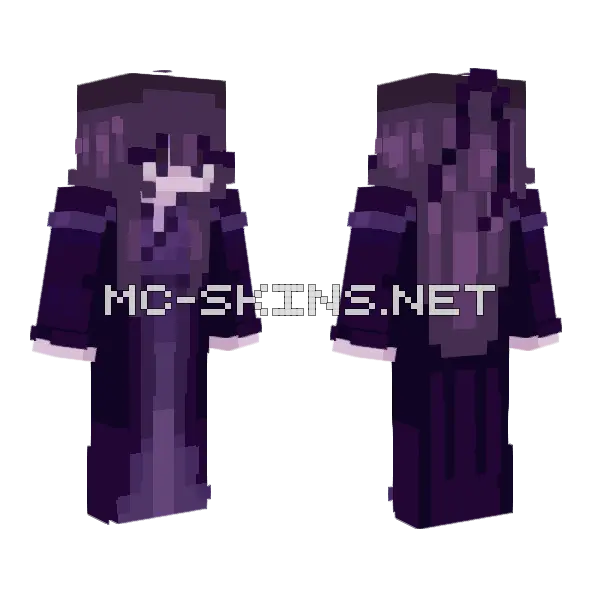 Lovely Poison Minecraft skin, front and back