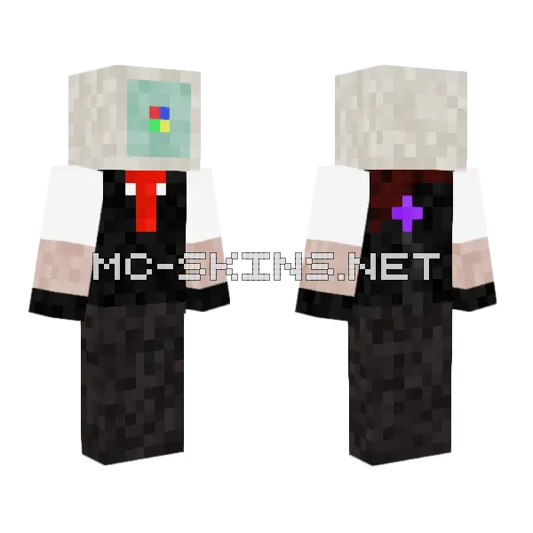 Lowce4 in a Suit, front and back