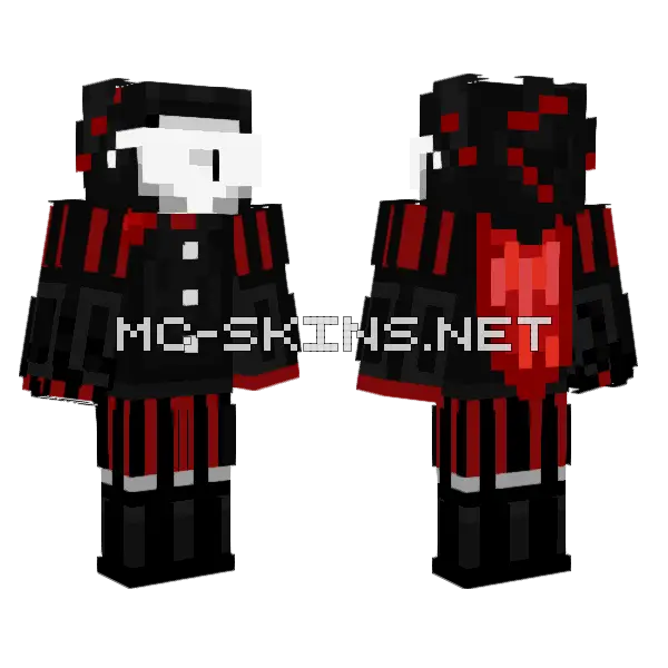 Lowkeyjustclownpierce Clown Skin Minecraft skin, front and back