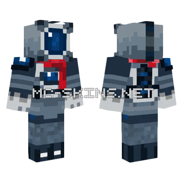 Ltbounty Robot Minecraft skin, front and back