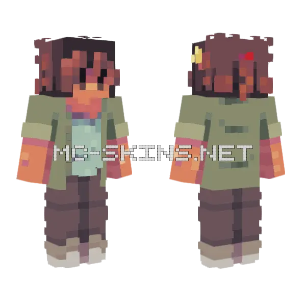 Luau Te 2 4 Minecraft skin, front and back