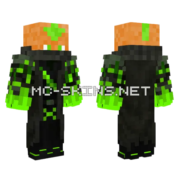 Lucasbr1414 Elemental Minecraft skin, front and back