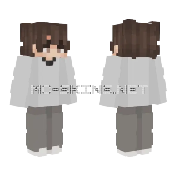 Lucent Girl Minecraft skin, front and back