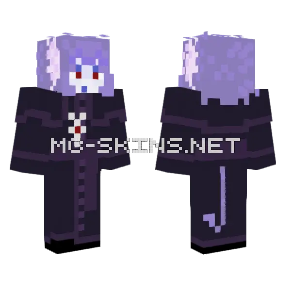Lucien Oc Minecraft skin, front and back