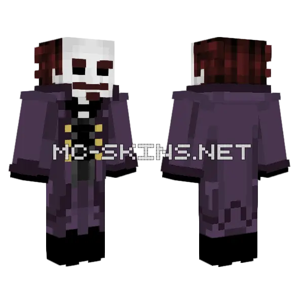 Lucifer Minecraft skin, front and back