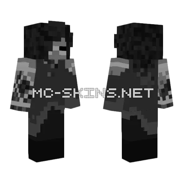 Lucius Statue Updated Minecraft skin, front and back
