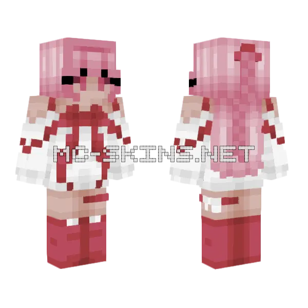 Lucky SF 09 Minecraft skin, front and back