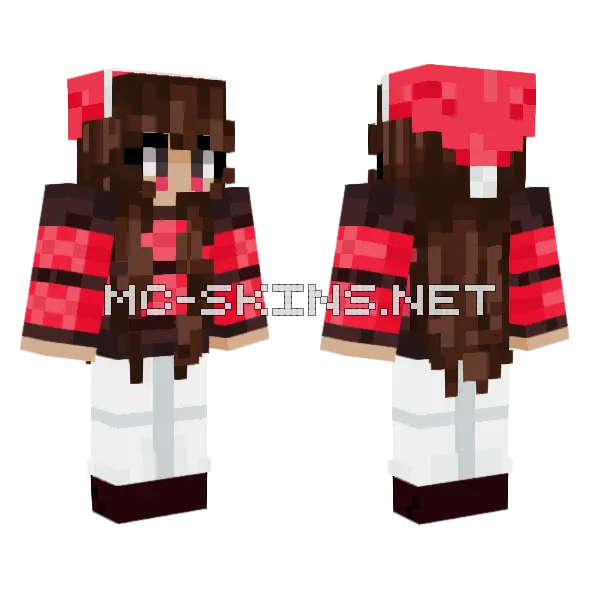 Lucy Minecraft skin, front and back