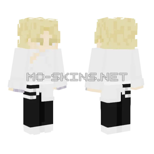 Luka Alst R5 Minecraft skin, front and back