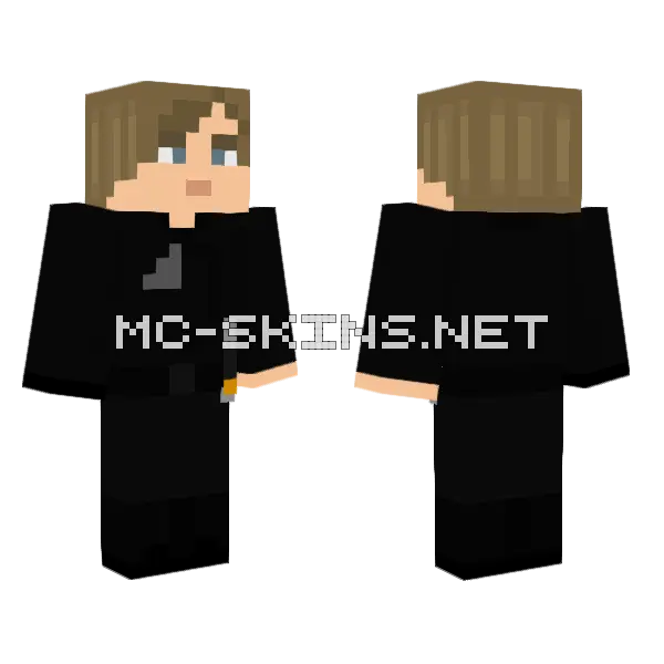 Luke Skywalker Ep VI Minecraft skin, front and back