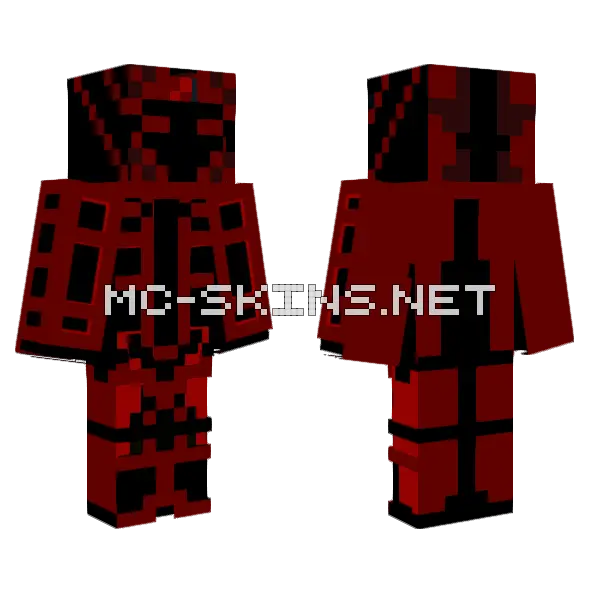 Lukepar3 Warrior Armor Minecraft skin, front and back