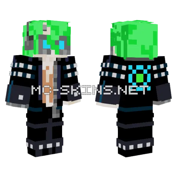 Lumen Minecraft skin, front and back