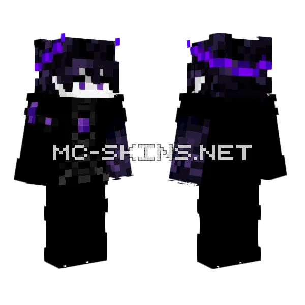 Lumilistic Minecraft skin, front and back