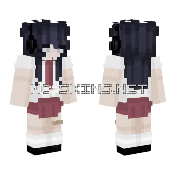 Lunchbox Friends Minecraft skin, front and back