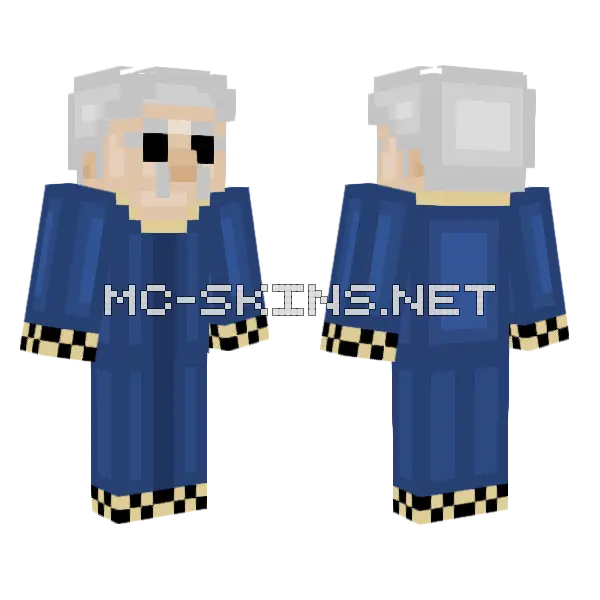 Luong Lao Shi Minecraft skin, front and back