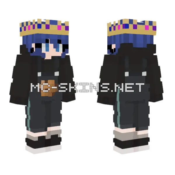 Lushuga For Original Minecraft skin, front and back