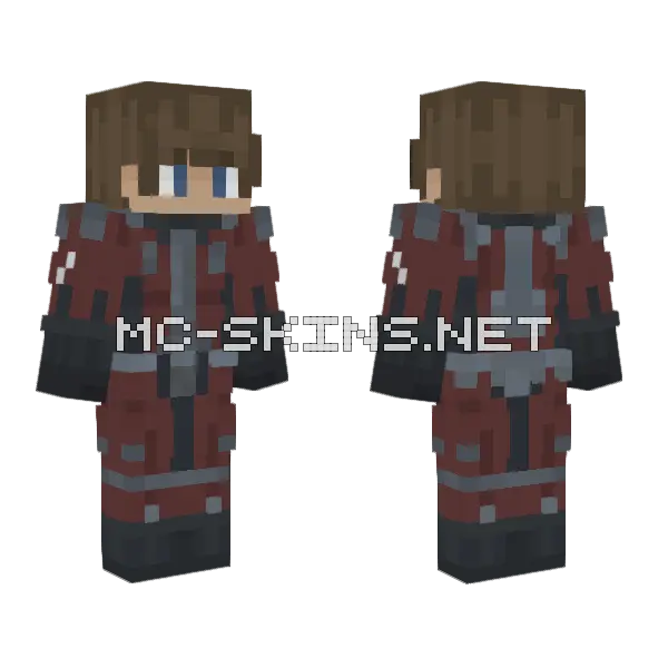 Lushyy But Bos Member Minecraft skin, front and back