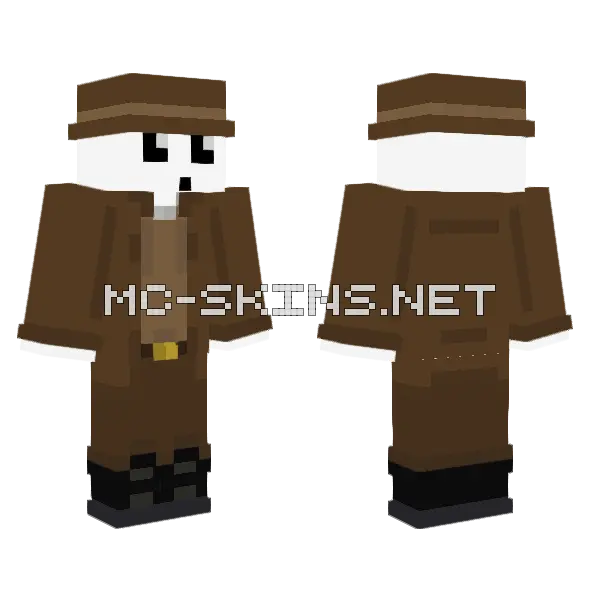 Luvistrul Redesign Outfit Minecraft skin, front and back