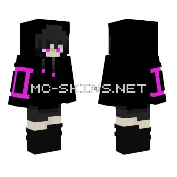 Lux Skin Minecraft skin, front and back
