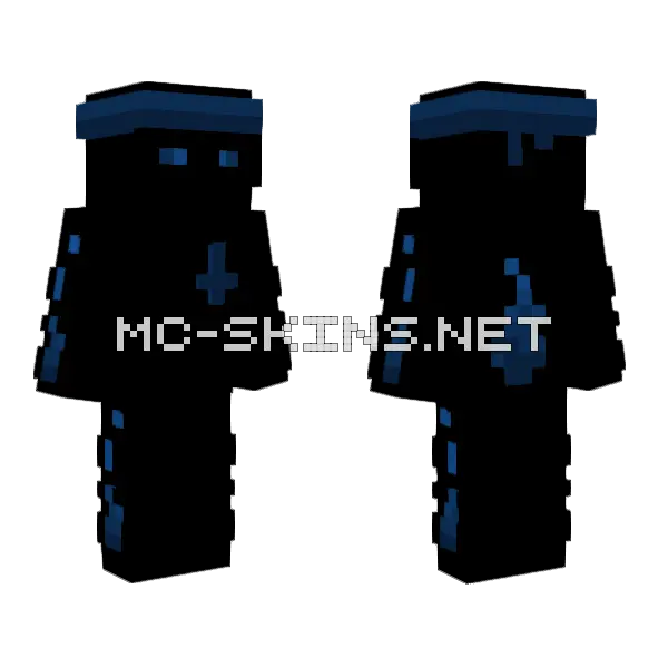 Lwoof Minecraft skin, front and back