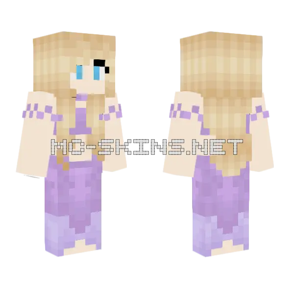 Lyah Siren Minecraft skin, front and back