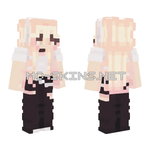 Lychee Jelly Persona Minecraft skin, front and back